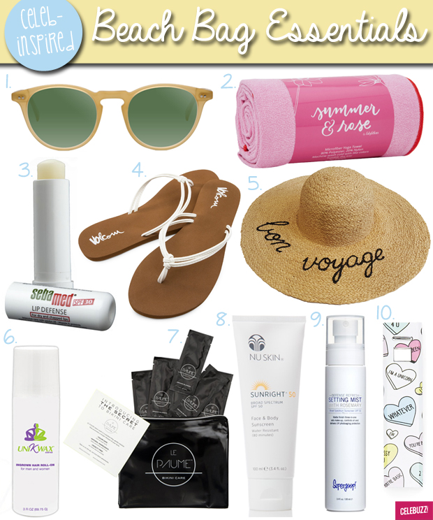 Beach Bag Essentials What To Pack Celebuzz