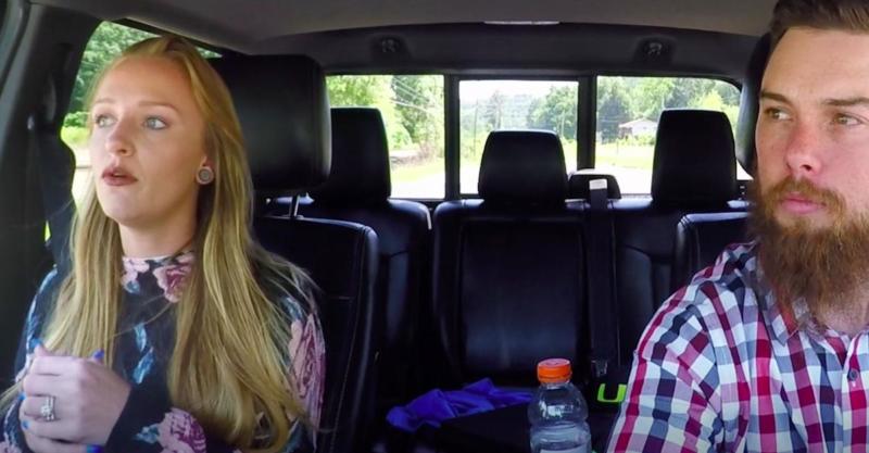 maci bookout in the car with taylor mckinney giant ring header