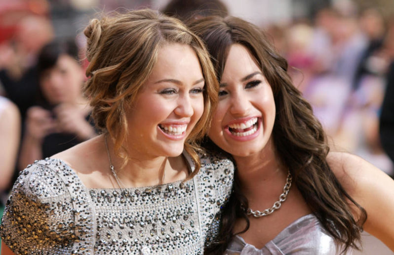 Miley Cyrus and Demi Lovato Hooked Up During Disney Days